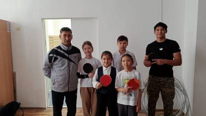 «Үйірмеден үйренерім көп» үстел теннисі үйірмесі